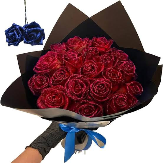 Glitter Rose Bouquet