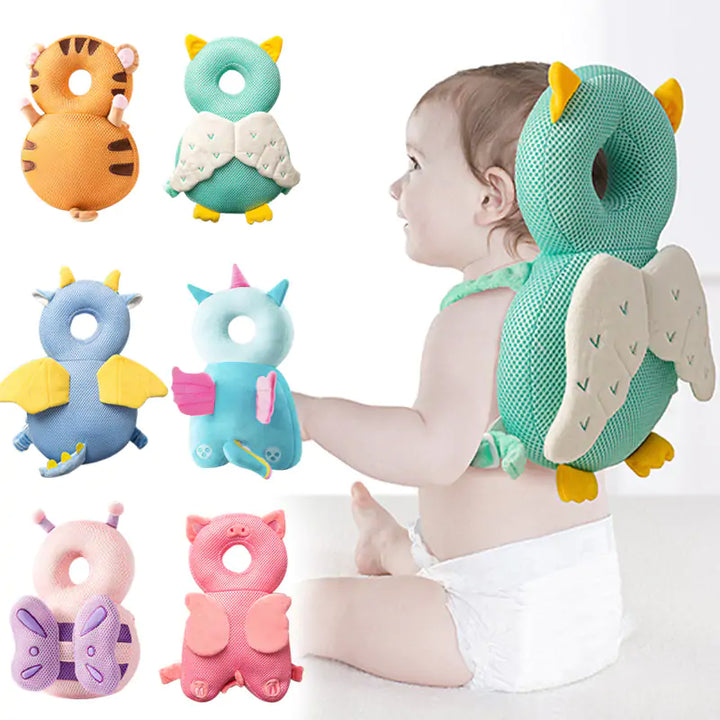 Baby Safety Pillow designed to support head and neck, preventing flat head syndrome and ensuring comfortable, safe sleep for infants.